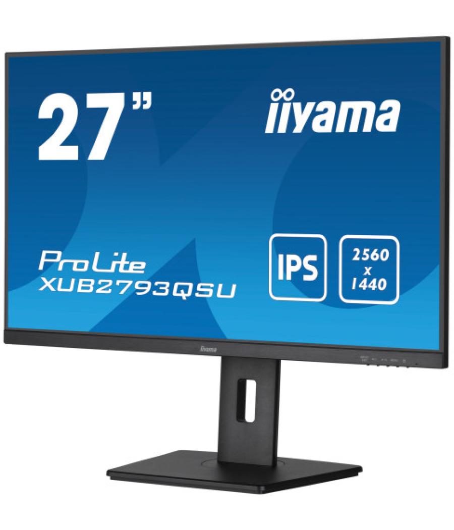 Iiyama xub2793qsu-b7 pantalla para pc 68,6 cm (27") 2560 x 1140 pixeles wide quad hd led negro