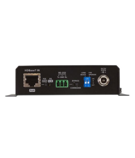 Aten receptor hdmi hdbaset con desincrustador de audio / poh bidireccional (4k a 100 m) (hdbaset class a) (compatible con poh ps