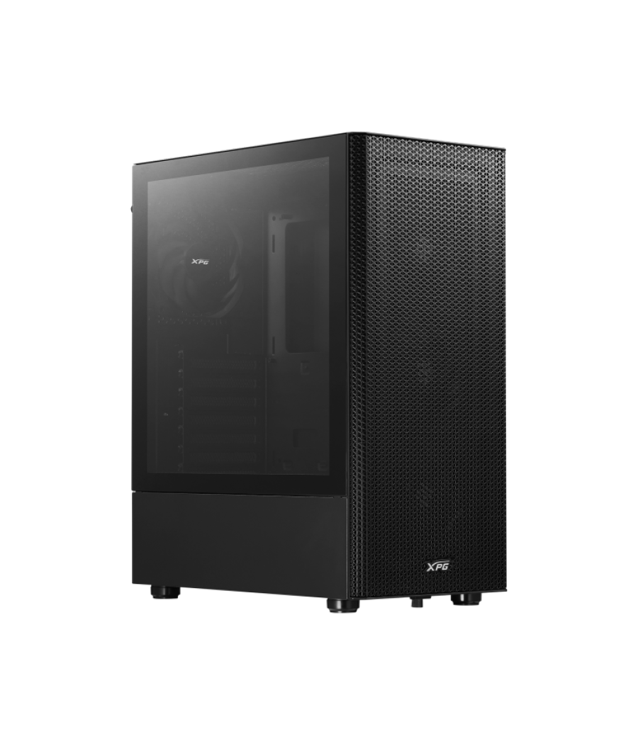 Caja gaming xpg valor mesh atx 2xusb sin fuente negro