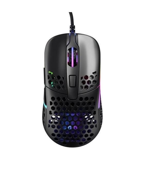 Cherry xtrfy ratón rgb 400-16.000 dpi usb black