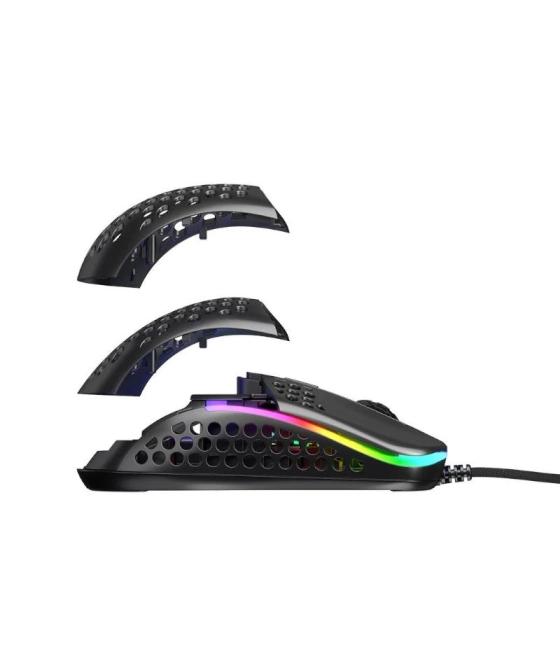 Cherry xtrfy ratón rgb 400-16.000 dpi usb black