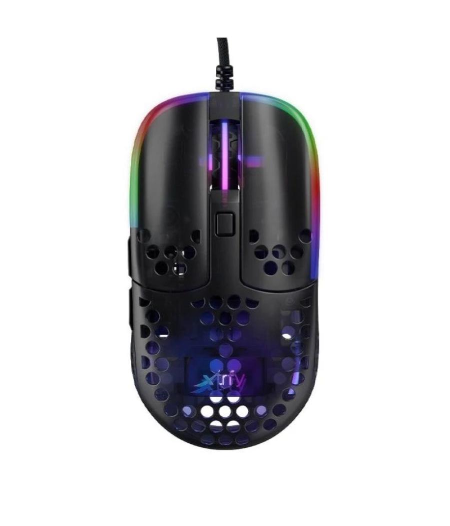 Cherry xtrfy ratón rgb 400-16.000 dpi usb black