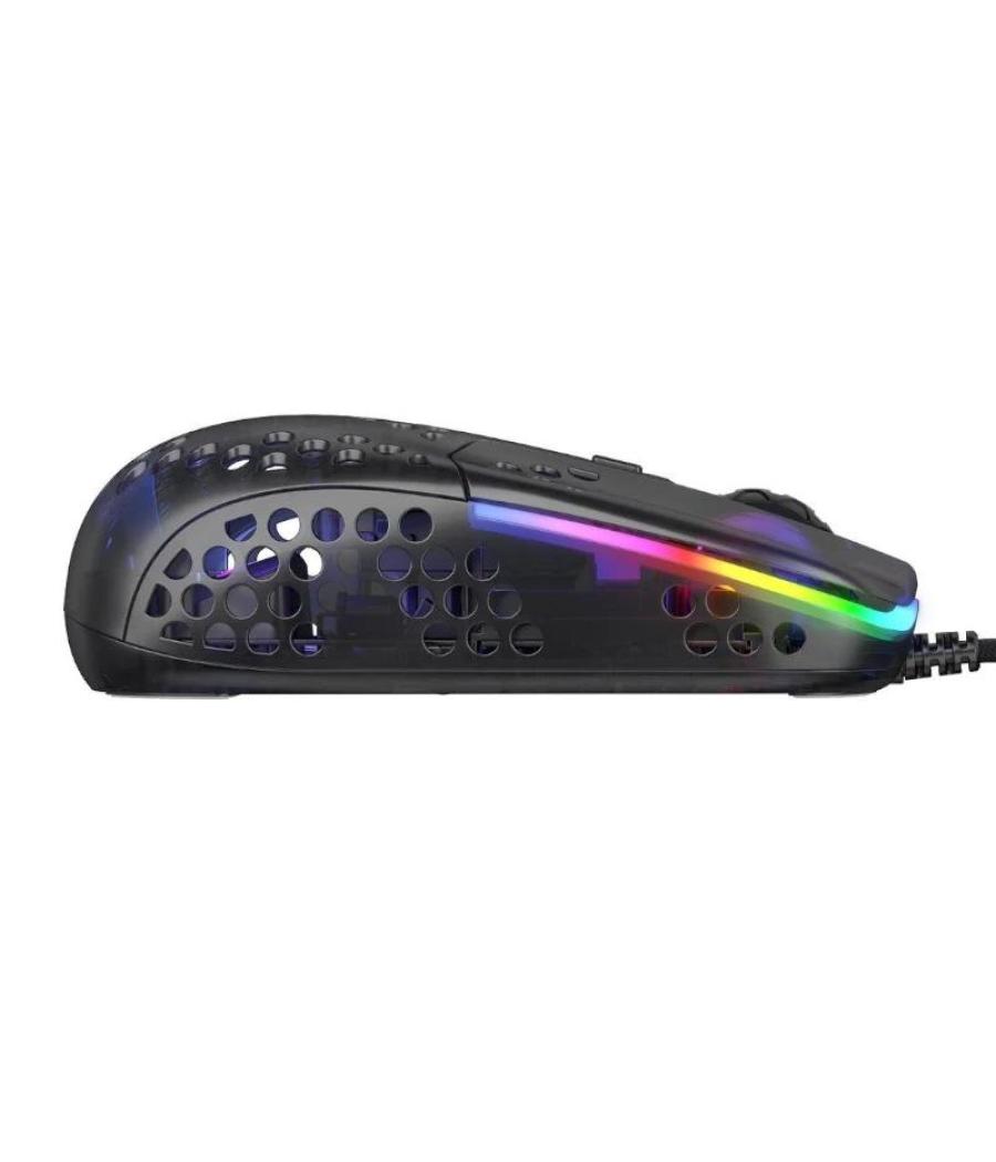 Cherry xtrfy ratón rgb 400-16.000 dpi usb black