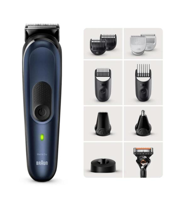 Barbero cortapelos braun mgk7421 + gillete fusion