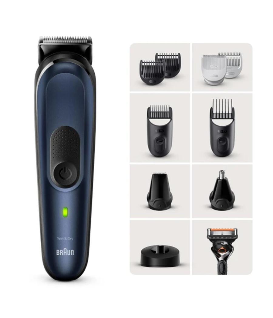 Barbero cortapelos braun mgk7421 + gillete fusion