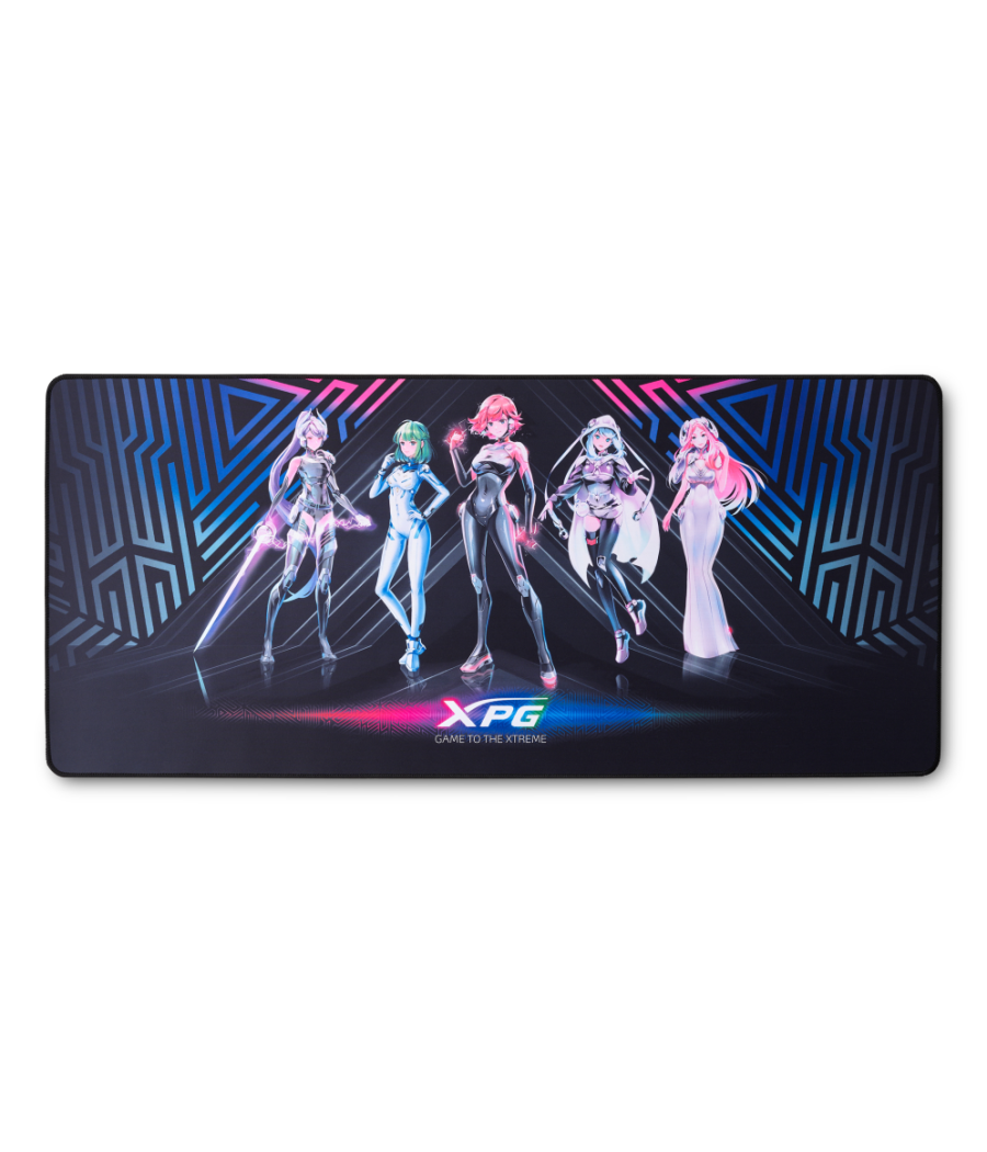 Alfombrilla gaming xpg frontline xl xtreme saga 02 900mm x 400mm negro