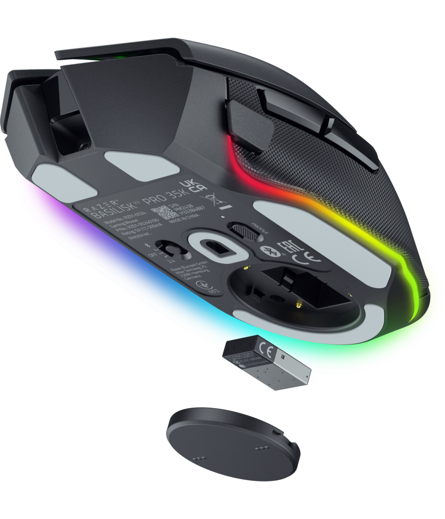 Raton razer basilisk v3 pro 35k negro (rz01-05240100-r3g1)