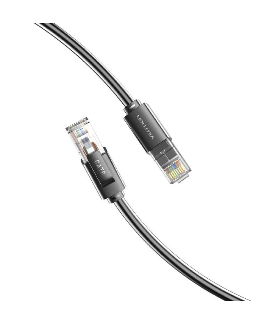 Cable de red rj45 utp vention ibrbj cat.6/ 5m/ negro