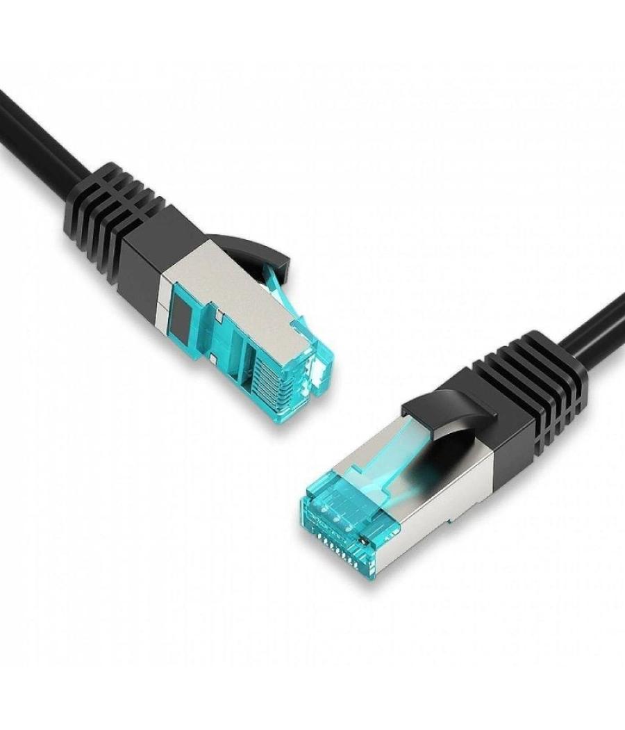 Cable de red rj45 ftp vention vap-b05-b800 cat.5e/ 8m/ azul y negro