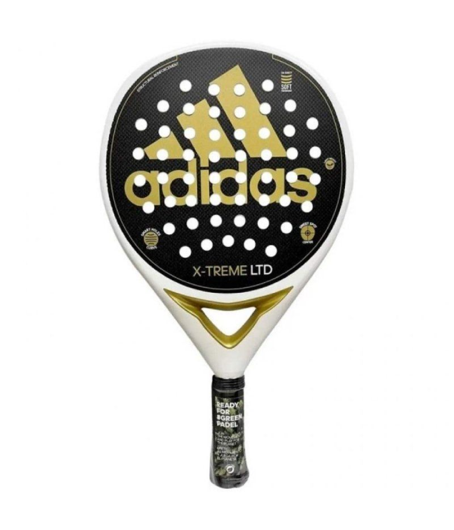 Pala de pádel adidas pala adidas x-treme/ blanco y oro