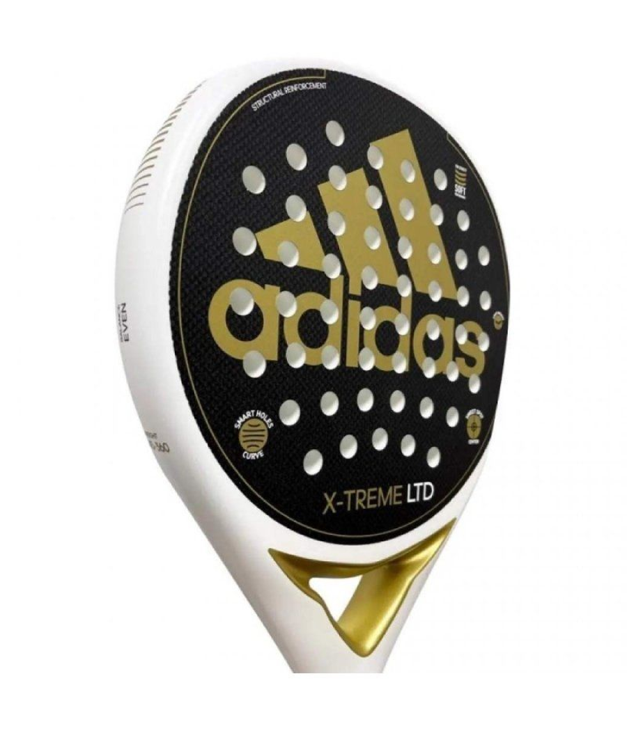 Pala de pádel adidas pala adidas x-treme/ blanco y oro