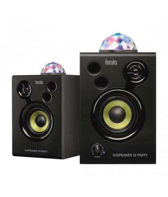 Hercules dj speaker 32 party negro alámbrico 30 w