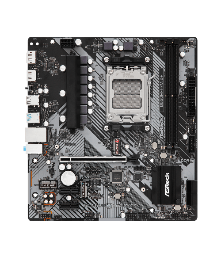 Asrock b650m-h/m.2+ amd b650 zócalo am5 micro atx