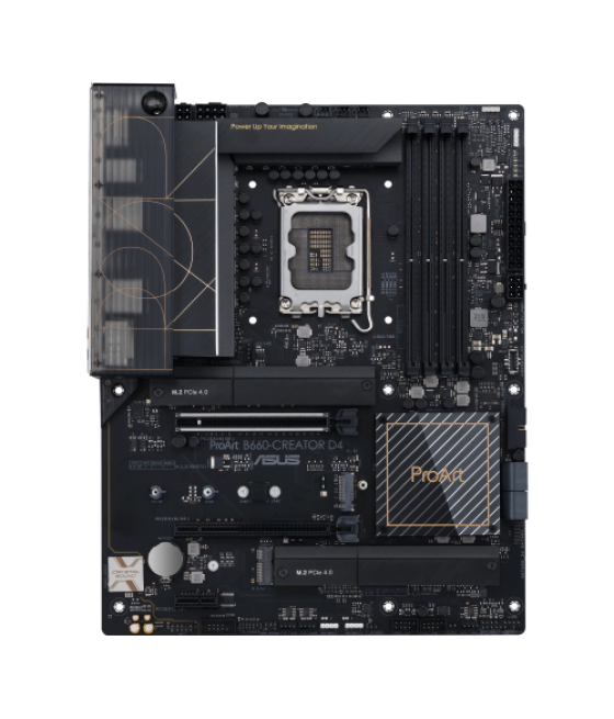 Placa asus proart b660-creator d4,intel,1700,b660,4ddr4,atx