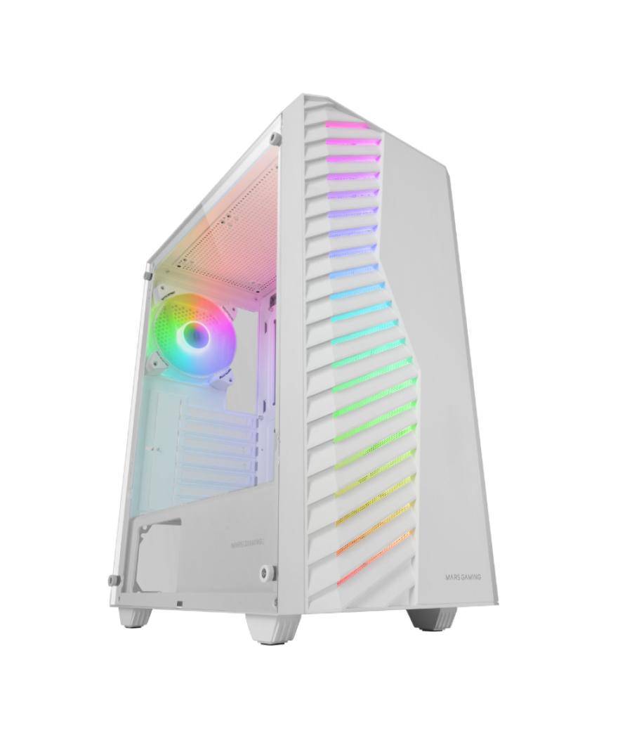 Caja semitorre atx mc-volt argb blanco mars gaming