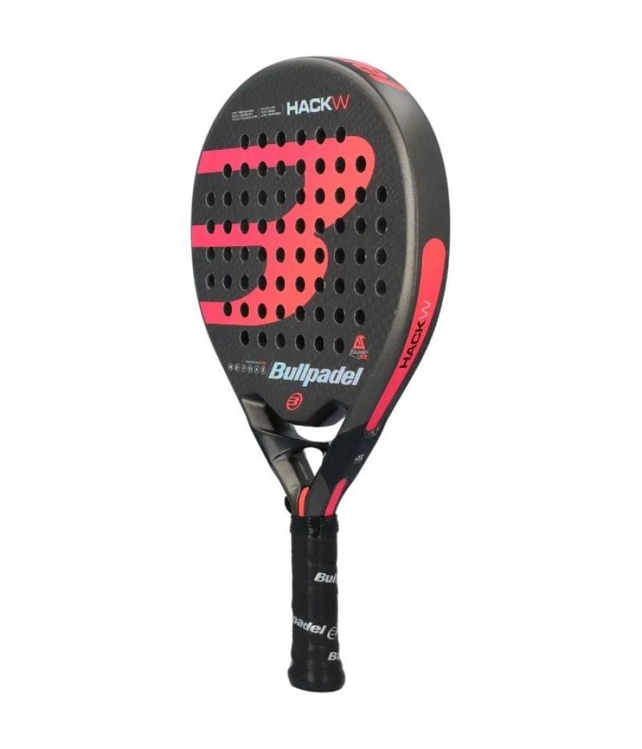 Pala de pádel bullpadel hack w 2019 (ale salazar)/ roja y negra