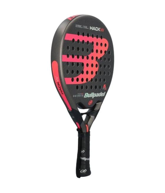 Pala de pádel bullpadel hack w 2019 (ale salazar)/ roja y negra