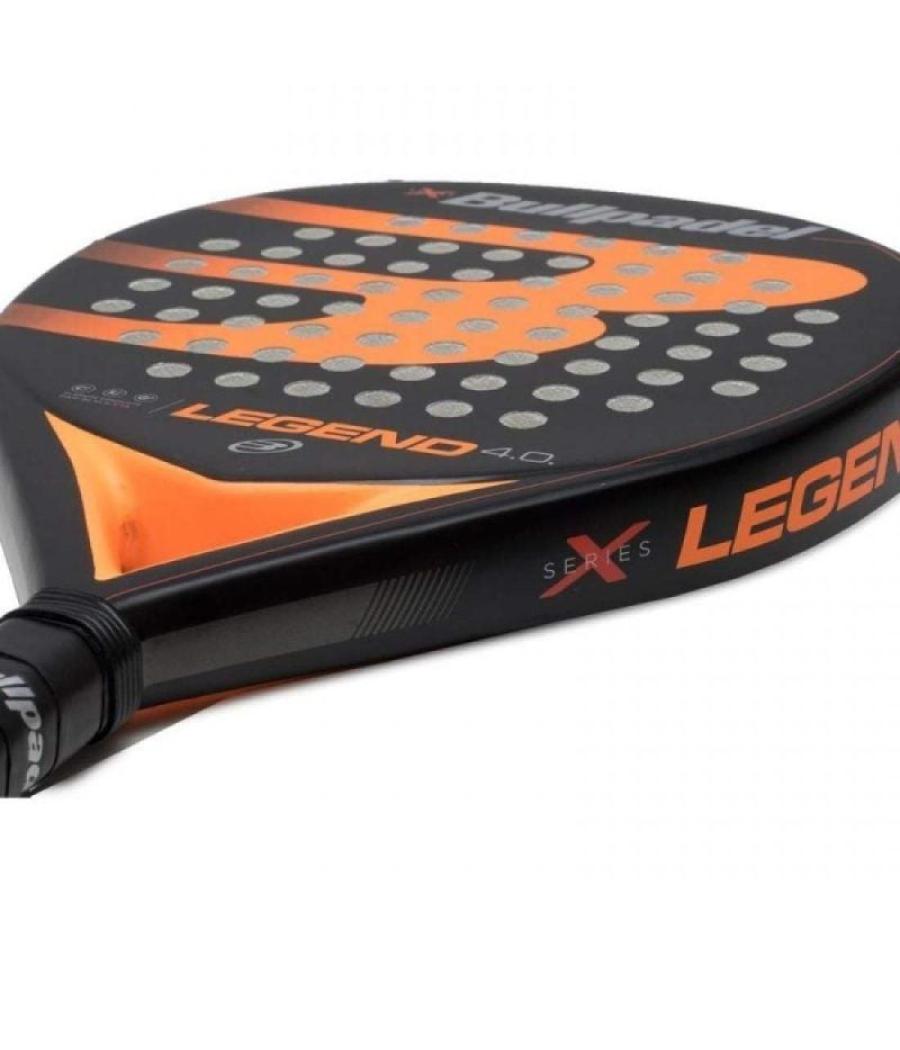 Pala de pádel bullpadel legend 4.0 2022/ naranja y negra