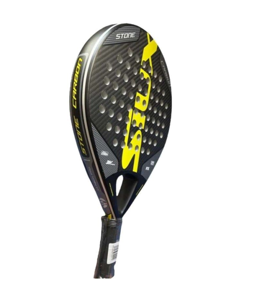 Pala de pádel siux stone carbon 3k/ amarilla y negra