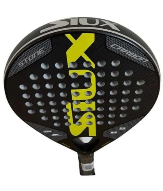 Pala de pádel siux stone carbon 3k/ amarilla y negra