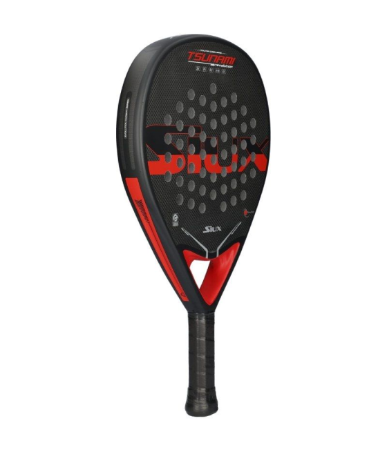 Pala de pádel siux tsunami revolution/ roja y negra