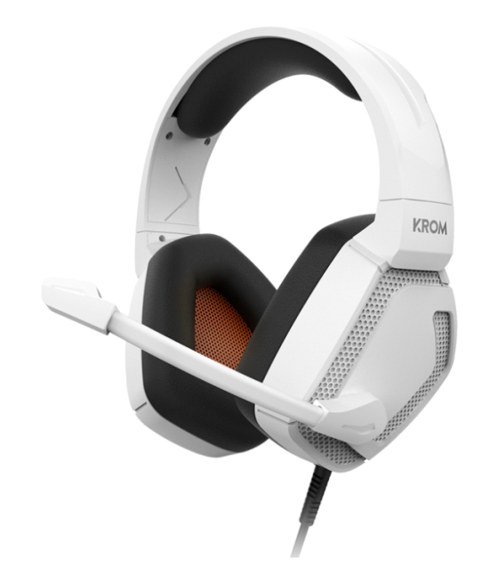 Auricular gaming krom kopa pro stereo blanco