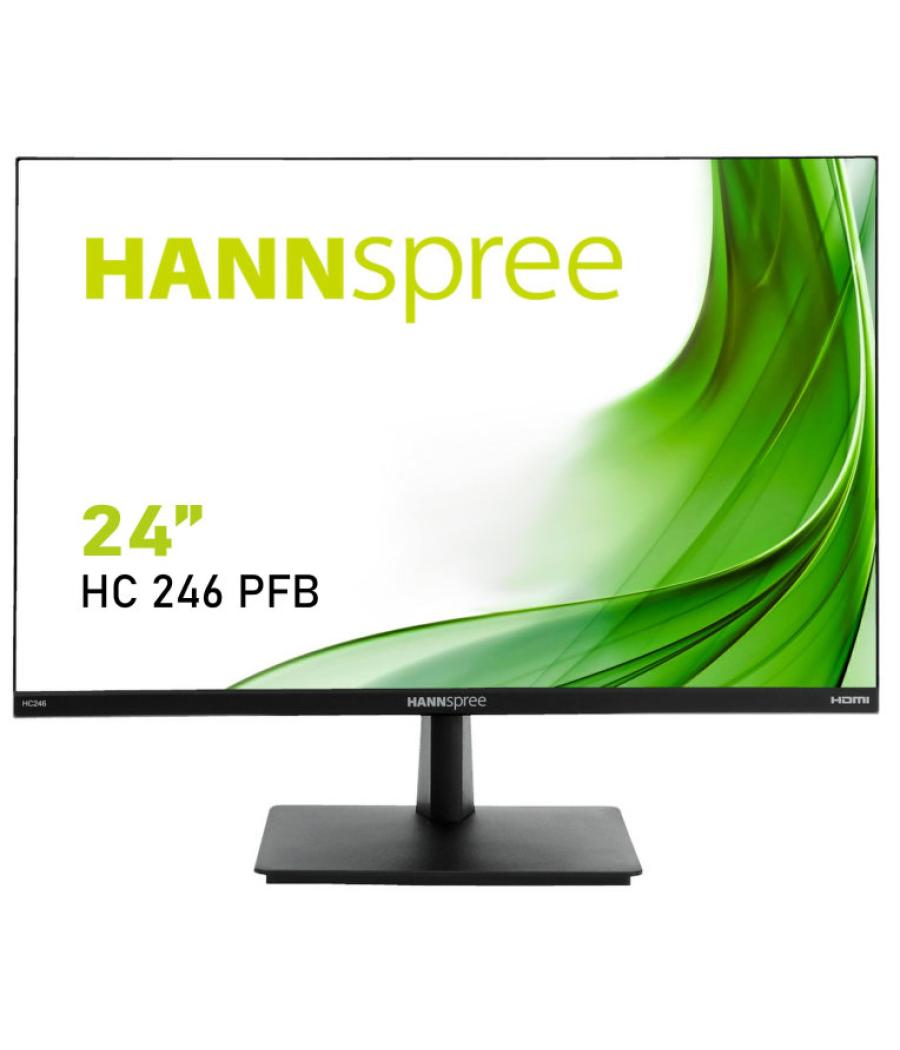 Monitor hannspree hc246pfb 24pulgadas wuxga vga hdmi dp altavoces ultra slim vesa 75x75