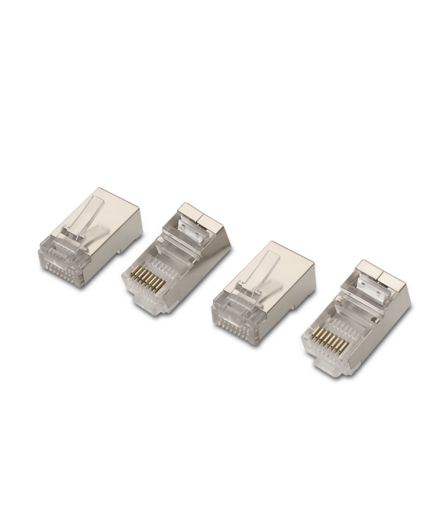 Conector aisens rj45 8 hilos ftp cat.5e awg24 (10 uds)