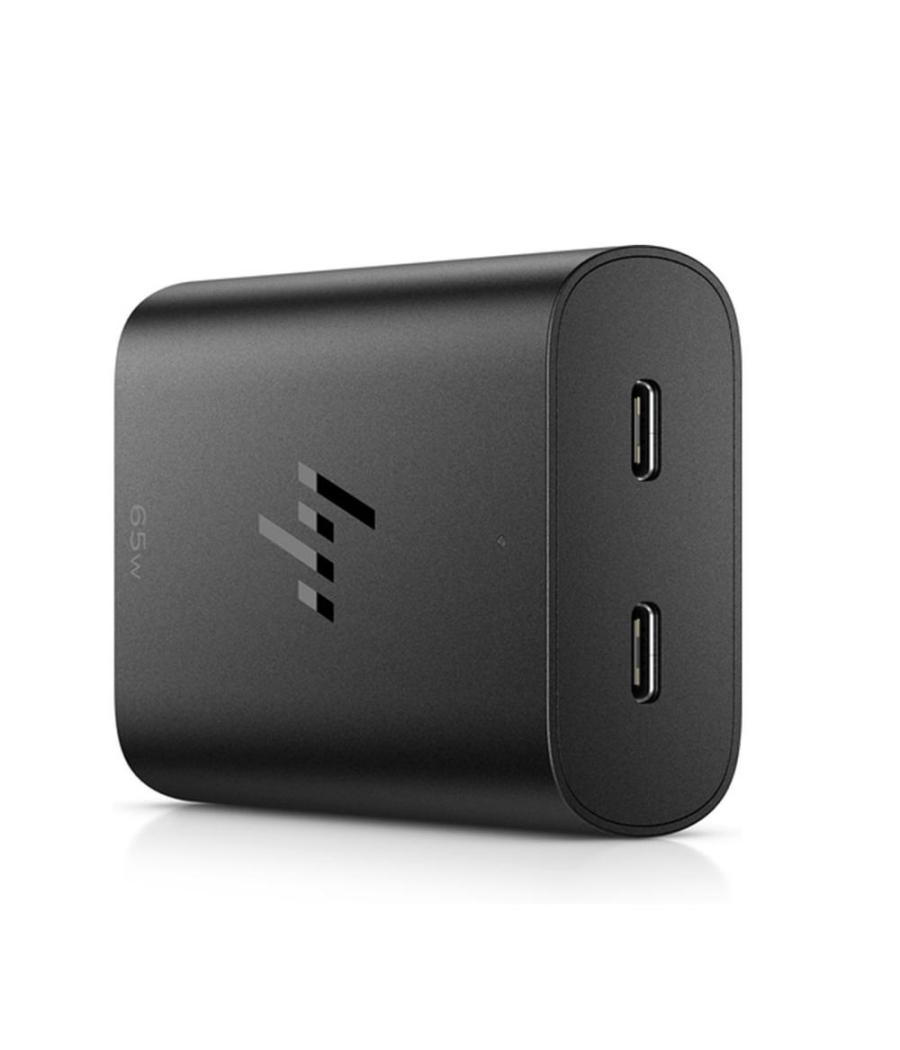 Cargador hp de portátil usb - c 65w dos puertos usb - c