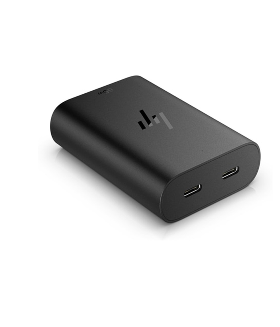 Cargador hp de portátil usb - c 65w dos puertos usb - c