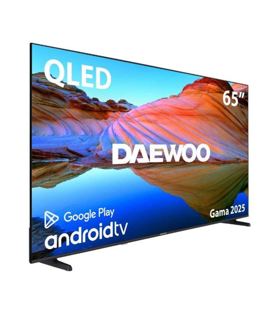 Tv daewoo 65pulgadas qled 4k uhd - 65dm72uaqp - android tv