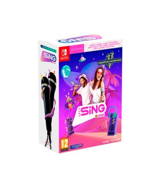 Juego switch lets sing 2025 s.v. + 2 micros