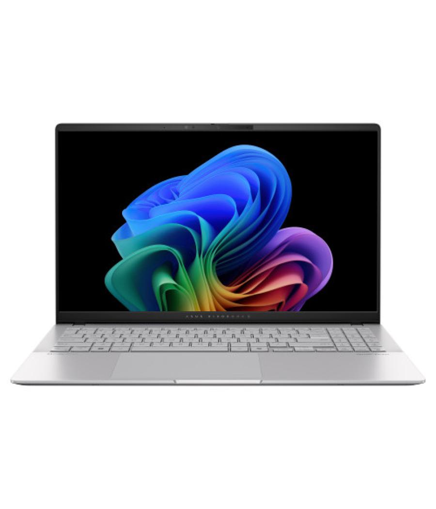 Asus vivobook s 15 oled s5507qa-ma001w - portátil 15.6" 3k 120hz (qualcomm snapdragon x1e-78-100, 32gb ram, 1tb ssd, qualcomm ad