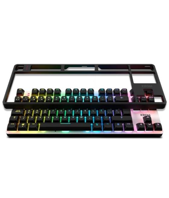 Teclado gaming mecánico krom kernel pro/ negro y blanco