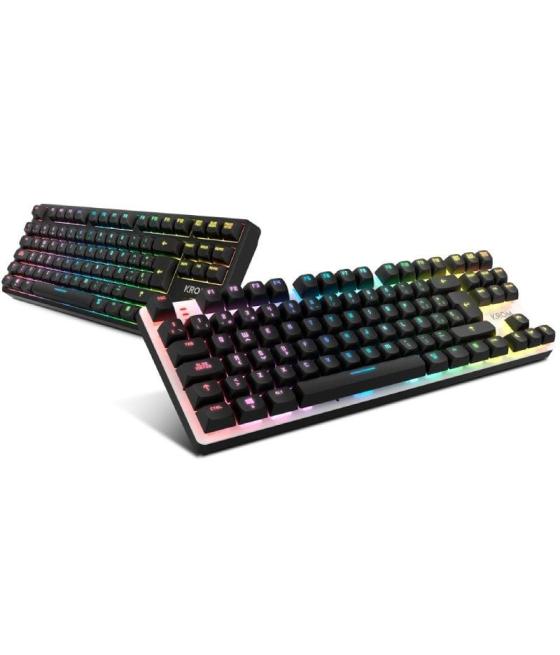 Teclado gaming mecánico krom kernel pro/ negro y blanco