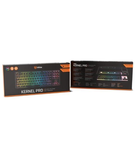 Teclado gaming mecánico krom kernel pro/ negro y blanco