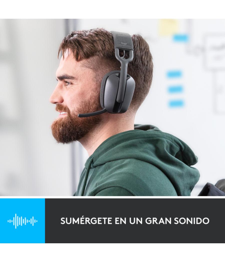 Logitech Zone Vibe 125 Auriculares Inalámbrico Diadema Oficina/Centro de llamadas Bluetooth Grafito