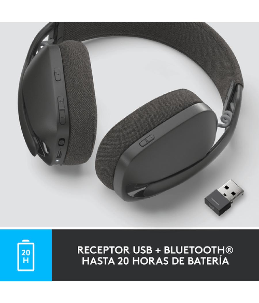 Logitech Zone Vibe 125 Auriculares Inalámbrico Diadema Oficina/Centro de llamadas Bluetooth Grafito