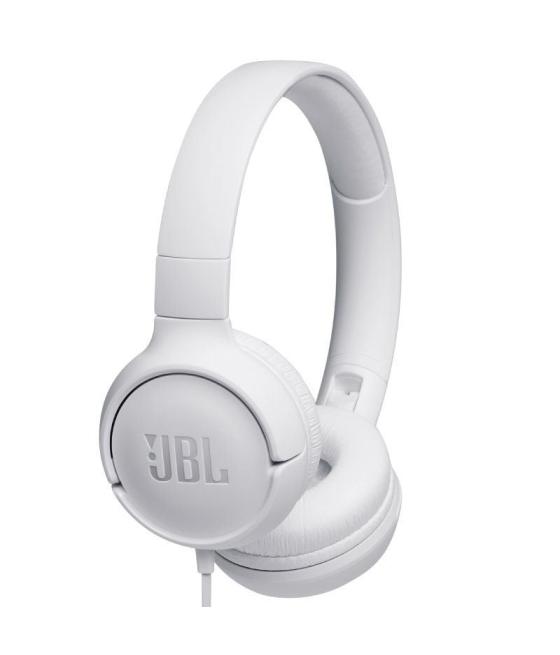 Auriculares jbl tune 500/ con micrófono/ jack 3.5/ blancos