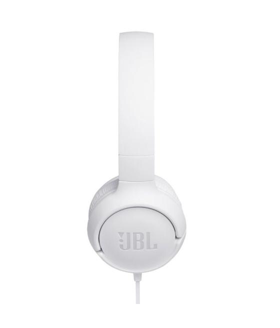 Auriculares jbl tune 500/ con micrófono/ jack 3.5/ blancos