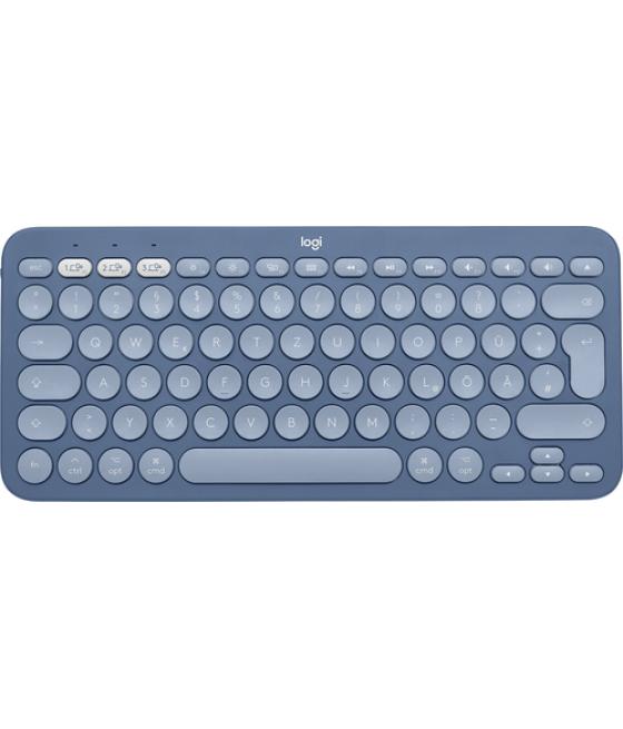 Logitech K380 for Mac teclado Universal Bluetooth QWERTZ Alemán Azul