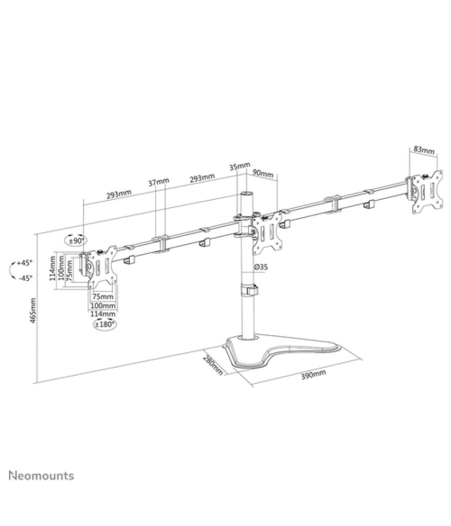 Neomounts soporte de escritorio