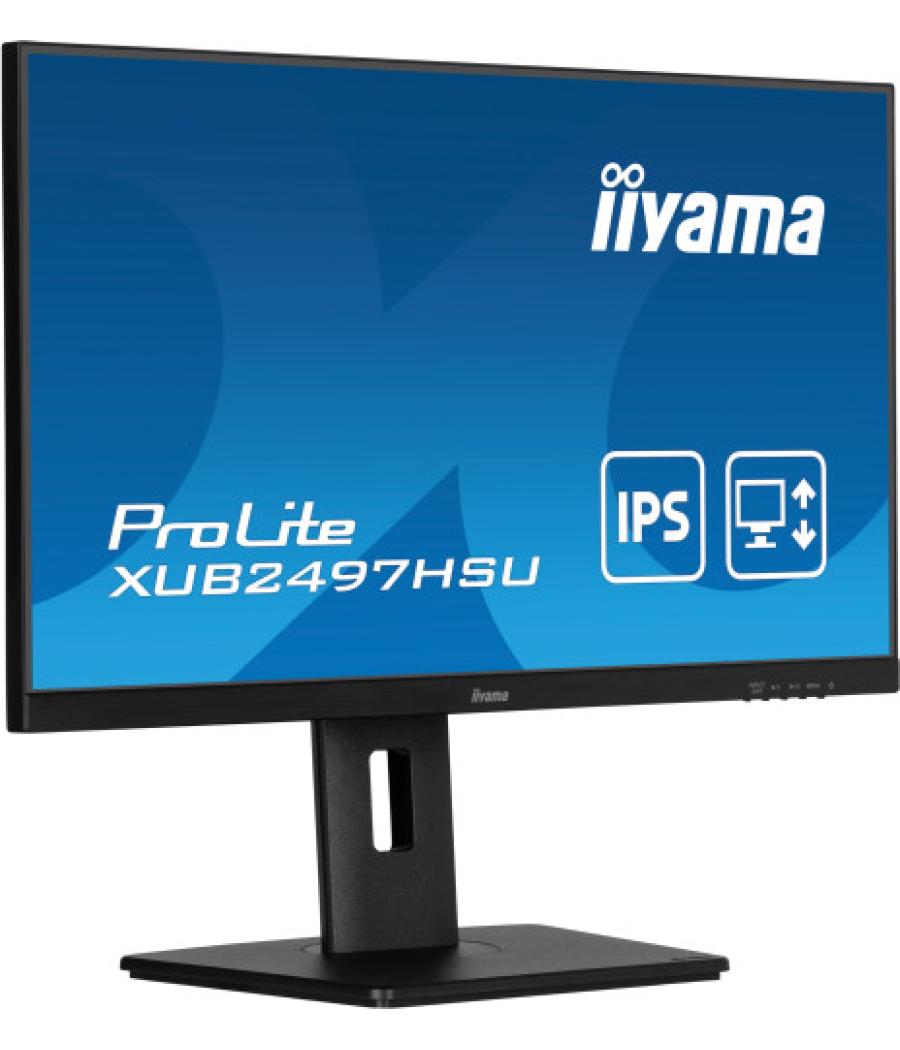 Iiyama xub2497hsu-b2 pantalla para pc 60,5 cm (23.8") 1920 x 1080 pixeles full hd led negro