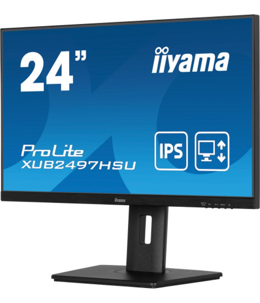 Iiyama xub2497hsu-b2 pantalla para pc 60,5 cm (23.8") 1920 x 1080 pixeles full hd led negro