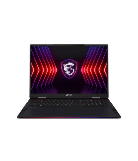 Msi portatil raider 18 hx a14vhg-263es. 18" uhd+ ips 120hz. intel core i9-14900hx. rtx 4080 12gb. 32gb (16x2) lpddr5. 2tb ssd. w