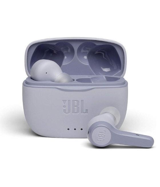 Auriculares bluetooth jbl tune 215 tws con estuche de carga/ autonomía 5h/ purpura