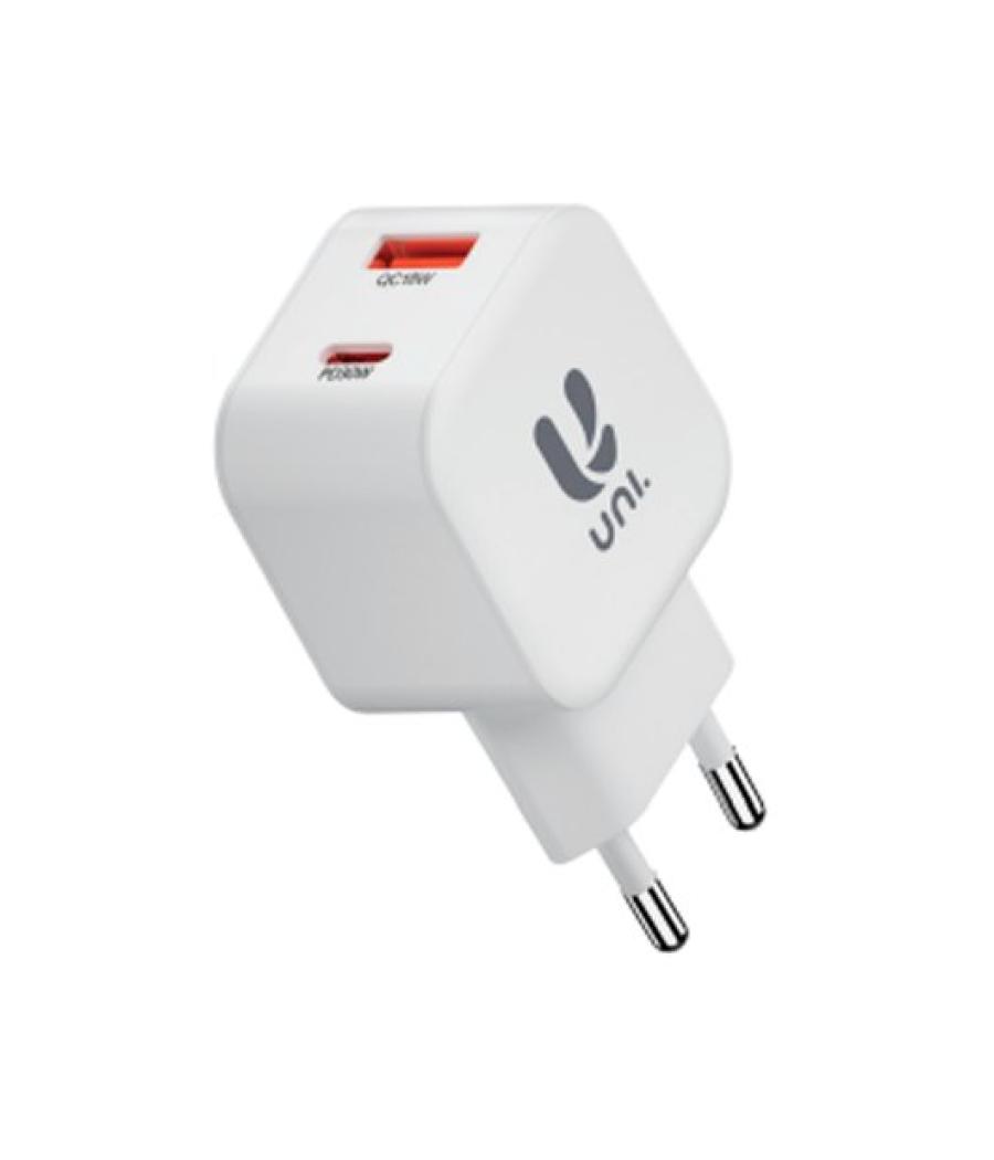 Cargador unico 2usb a+c pd3.0 30w