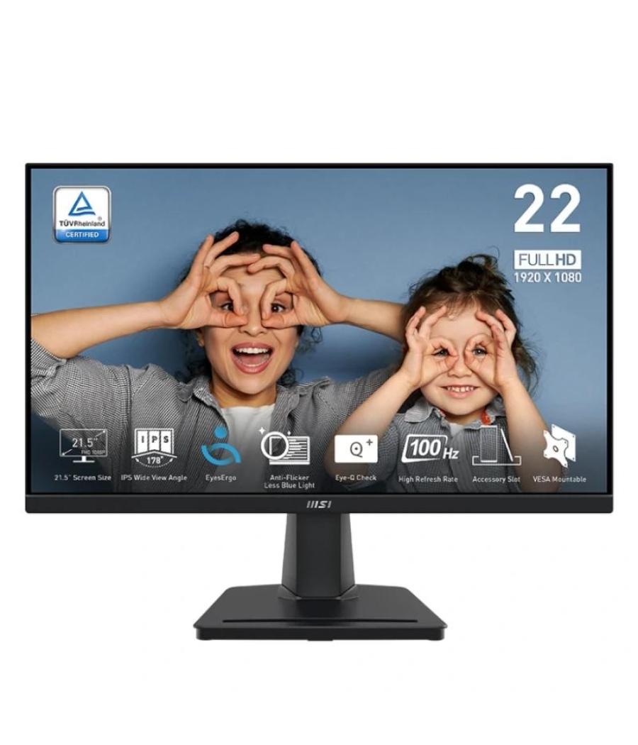 Msi mp225 monitor 22.3" va fhd 100hz 1ms vga hdmi