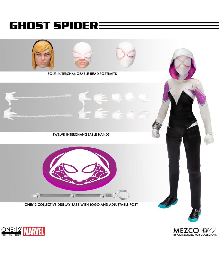 Ghost - spider fig 16 cm marvel one:12 collective