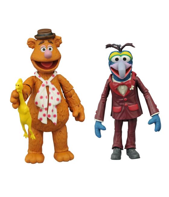 Set de 2 figuras diamond select toys the muppets los teleñecos gonzo and fozzie